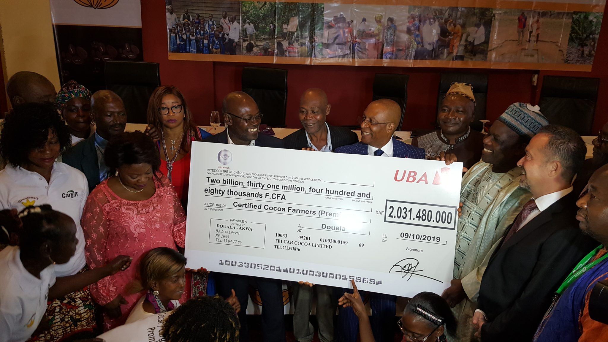 TELCA Cocoa Ltd Heaps CFA 2 Billion Premium on Cocoa Farmers Thevoice